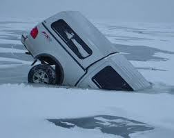 truck through ice